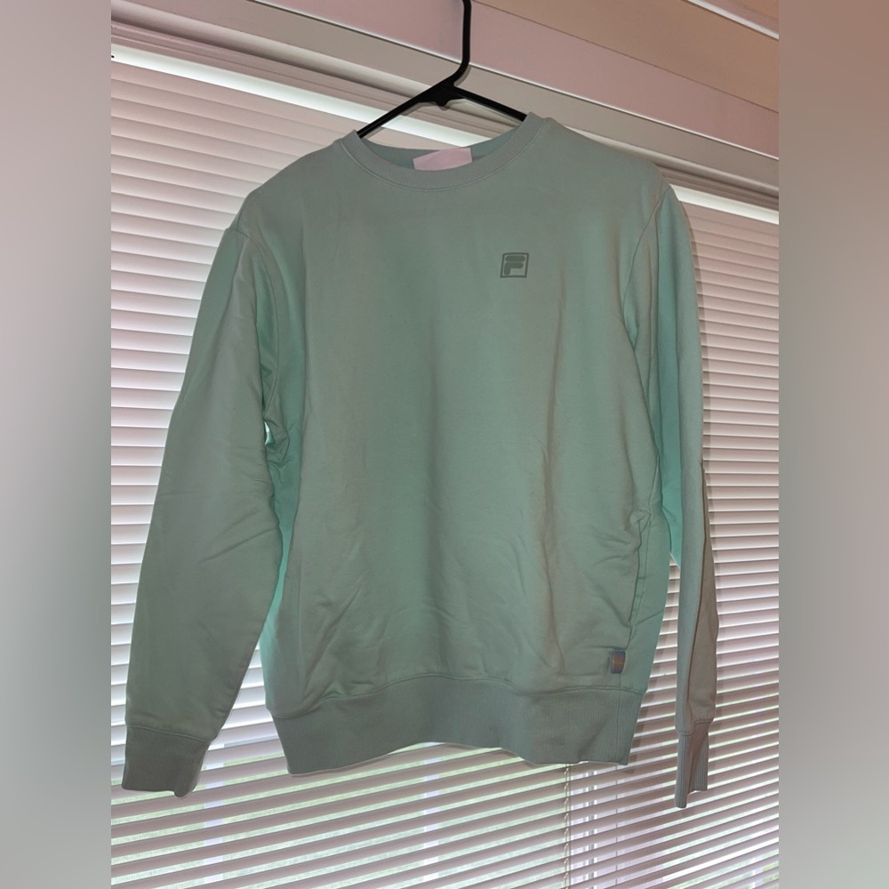 FILA® teal sweater (MEDIUM)